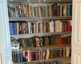 So many books!!  Many 1st editions!