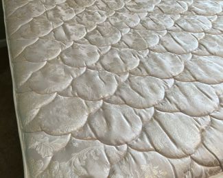 	#36	Antique full bed with footboard and side rails mattress and box spring. Clean	 $150.00 				