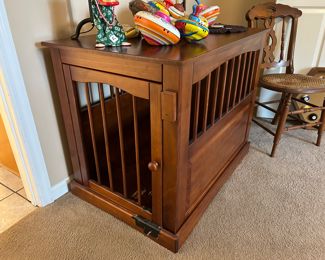 	#56	Wooden dog crate 36x25x30	 $50.00 				