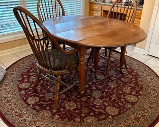 	#37	Drop side table with 1 leaf and 3 chairs 54-66x44x29	 $125.00 				