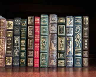 Franklin Library 1st Ed. Signed leather books!