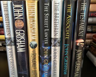 	#88	 Set #2  7 John Grisham  Signed First Edition Books	 $150.00 				