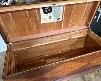 	#72	Waterfall cedar chest 	 $60.00 				