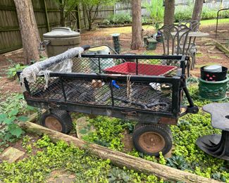 	#69	Back metal yard cart. As is handle	 $25.00 				