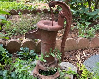 	#70	Vintage metal water pump	 $30.00 				