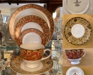 Service for 12 Wedgwood Persia Bone China 5 pc place settings - 60 Total Pieces 