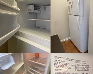 White Freezer over Fridge