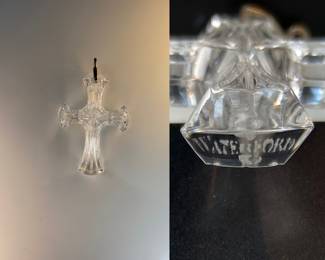 Waterford Crystal Cross Pendant 