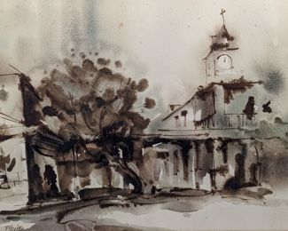 Finis Collins Watercolor