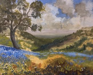 Original Gouache on Canvas