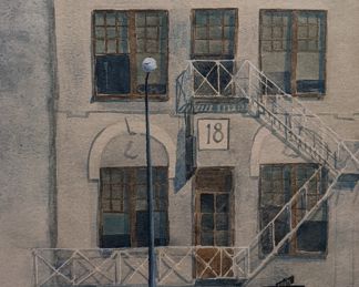 E. Gordon West Watercolor