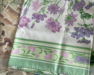 Jim Thompson Thai silk scarves