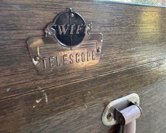 Vintage SWIFT telescope in case