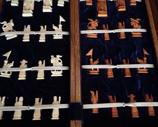 Hand Carved Chinese Chess set