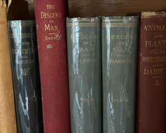 Charles Darwin collectible books
