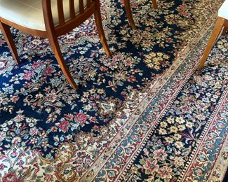 Lavar Kerman 10 x 13 1970's Wool Pile Cotton, $2,500.