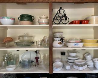 Pyrex Corning Block Spaal table top