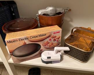 Vintage kitchen appliances etc.