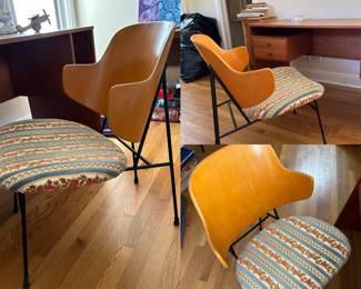 Original Ib Kofod Larsen Penguin Chair, lounge version.