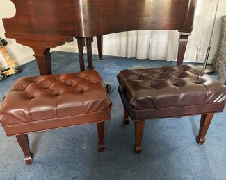 Piano benches patented adjustable