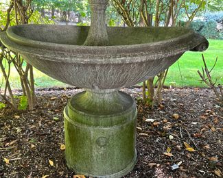 Cement Garden Fountain