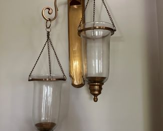 Pair of Antique Pierre Deux Sconces