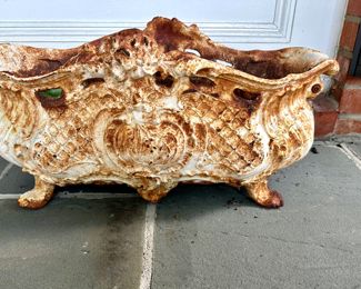 French Cast Iron Cache Pot