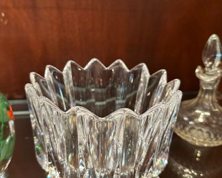 Orrefors Crystal Small Fleur Glass Bowl
