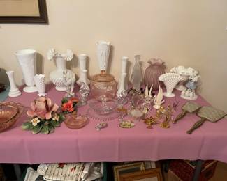 MILK GLASS & DEPRESSION GLASS