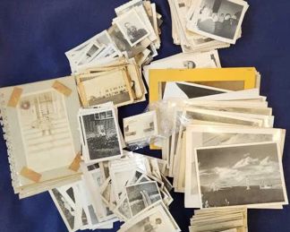 Antique Family Photographs Military Nature Holiday