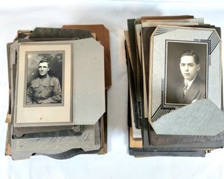 Antique Photograph Cards Military, Nature, Family