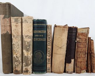 10 Early American & Colonial Books LE Poems