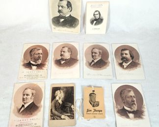 Antique Historical Figures Ephemera Cards