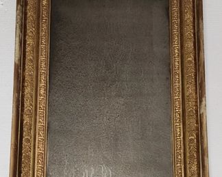 Ornate Antique Gold Gilt Wood Empire Style Mirror