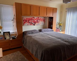 1980’s retro modular bedroom 