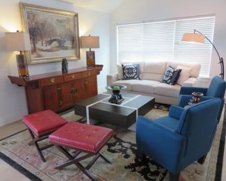 Gorgeous modern living area furniture