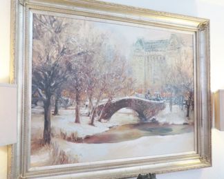 "Carriage Romance" - Stephen Shortridge (1951- ) - hand embellished giclee