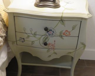 Painted style bedside table