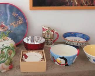 Fitz & Floyd, Pottery Barn, St. Nicholas Square