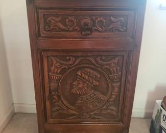 LOVE this carved side table