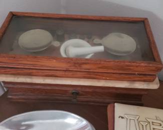 Antique medical scales