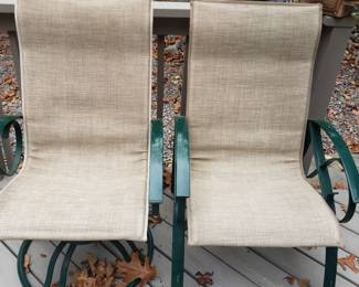 Pair of patio chairs