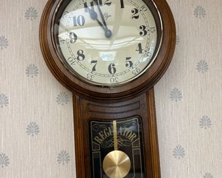 Elgin Regulator wall clock