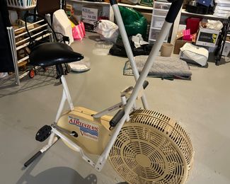 Vintage stationary bicycle