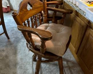 Vintage swivel bar stools