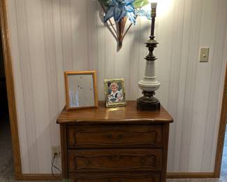 Vintage night stand, decor