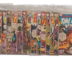 21
A Group Of Silver Age DC Rip Hunter, Time Master And Showcase Comics
Comprising a Rip Hunter, Time Master full run: #1, #2, #3, #4, #5, #6, #7, #8, #9, #10, #11, #12, #13, #14, #15, #16, #17, #18, #19, #20, #21, #22, #23, #24, #25, #26, #27, #28, and #29; Showcase #25 and #26

31 pieces
Estimate: $300 - $500
