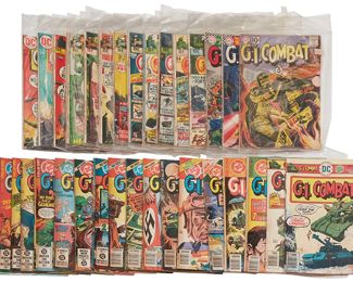 29
A Group Of Silver Bronze Age DC G.I. Combat Comics
Comprising #89, #123, #124, #144, #145, #146, #147, #148, #149, #150, #151, #152, #153, #161, #162, #190, #195, #203, #204, #221, #222, #228, #230, #231, #232, #233, #235, #236, #239, #241, #243, #244, and #245

33 pieces
Estimate: $200 - $400