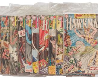 30
A Group Of Silver Age DC Hawkman Comics
Comprising #1, #7, #10, #13, #16, #17, #19, #22, #24, and #25

10 pieces
Estimate: $200 - $400