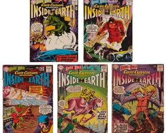 33
A Group Of Silver Age DC Brave And The Bold Comics
Comprising Cave Carson #31, #32, #33, #40, and #41

5 pieces
Estimate: $100 - $200